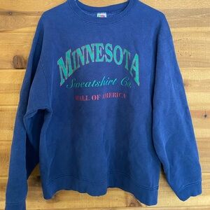 Mall of America Blue Crewneck Sweater
